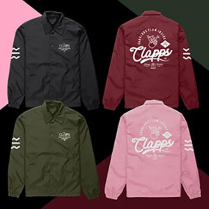 COACH JACKET VERDE CLAPPS