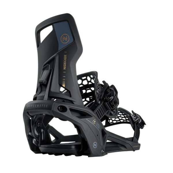 FIJACIONES SNOWBOARD SUPERMATIC BLACK NIDECKER - Imagen 2