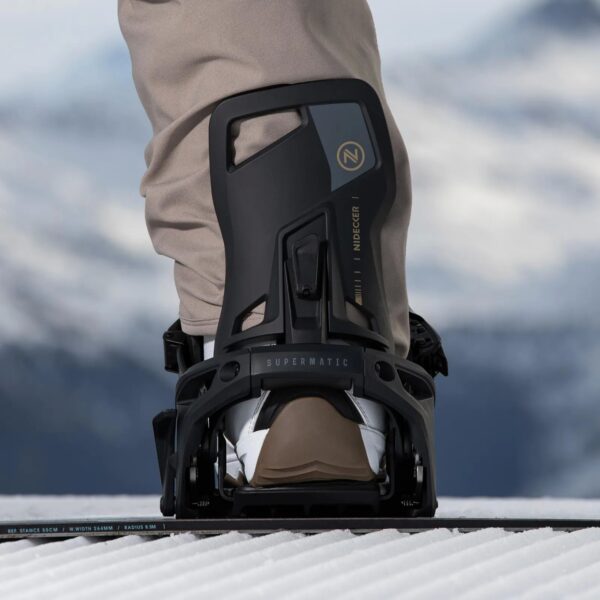 FIJACIONES SNOWBOARD SUPERMATIC BLACK NIDECKER - Imagen 3