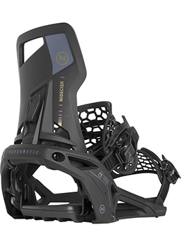 FIJACIONES SNOWBOARD SUPERMATIC BLACK NIDECKER