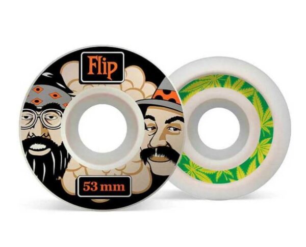 RUEDAS SKATE CUTBACK CHEECH&CHONG 53MM 99A FLIP