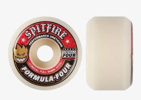 RUEDAS SKATE CONICAL FULL RED SPITFIRE