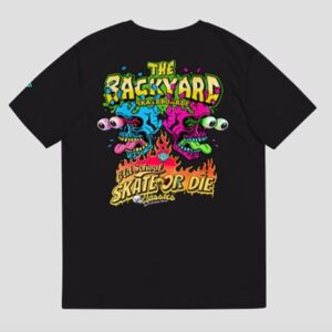 CAMISETA SKATE ORDIE BLACK THEBACKYARD