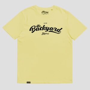 CAMISETA OLDSCHOOL BASIC YELLOW THEBACKYARD