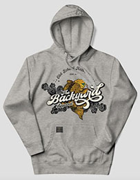 SUDADERA KOI GREY THEBACKYARD