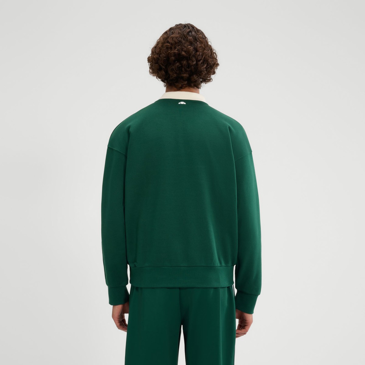 SUDADERA CREW QUENTO DARK GREEN ELLESSE - Imagen 3