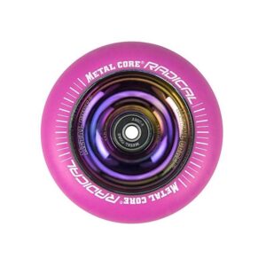 RUEDA SCOOTER RADICAL PINK/RAINBOW 110MM METALCORE