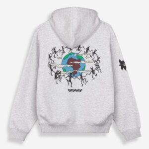 SUDADERA THEPLANET GREY GRIMEY 