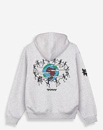 SUDADERA THEPLANET GREY GRIMEY 