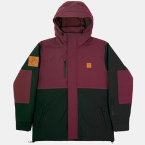 CAZADORA ESQUI/SNOW TAHOE BLACK/BURGUNDY CLAPPS