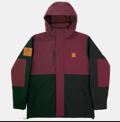 CAZADORA ESQUI/SNOW TAHOE BLACK/BURGUNDY CLAPPS