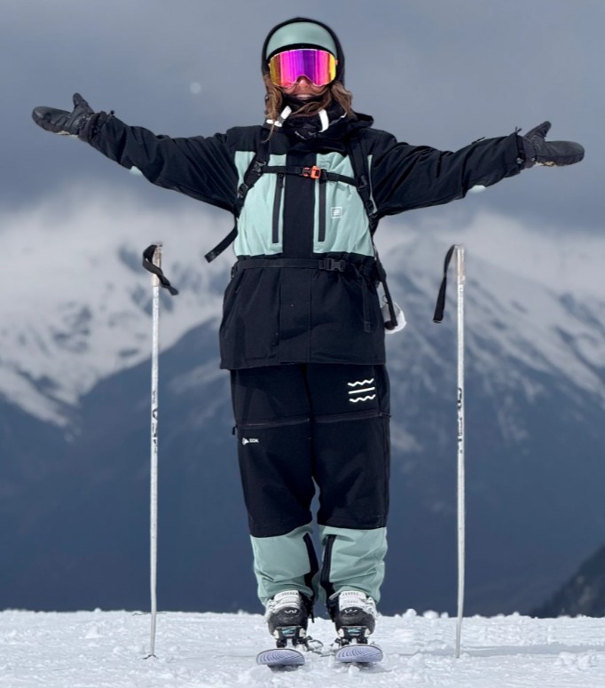 CAZADORA ESQUI/SNOW SAARUA 20K BLACK/BLUE CLAPPS - Imagen 4