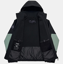 CAZADORA ESQUI/SNOW SAARUA 20K BLACK/BLUE CLAPPS - Imagen 3