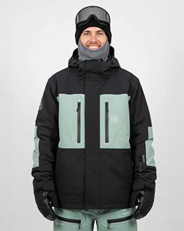 CAZADORA ESQUI/SNOW SAARUA 20K BLACK/BLUE CLAPPS - Imagen 2