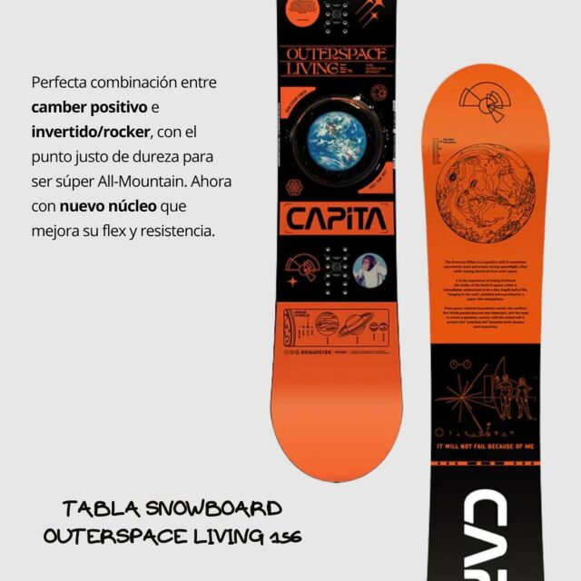 TABLA SNOWBOARD OUTERSPACE LIVING 156 CAPITA - Mad House